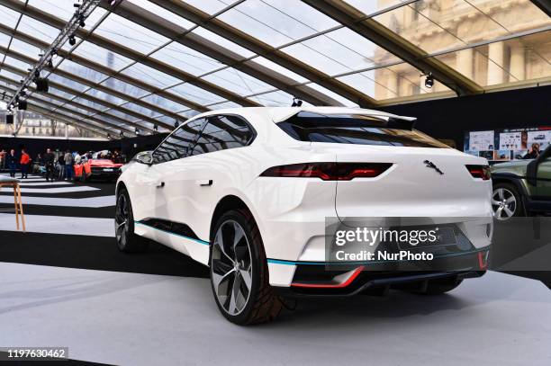 Jaguar I-Pace Concept is exhibited at the Festival Automobile International with Concept Cars and Automotive Design Exhibition - January 29 Paris
