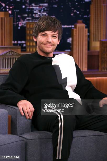 Episode 1199 -- Pictured: Singer Louis Tomlinson during an interview on January 30, 2020 --