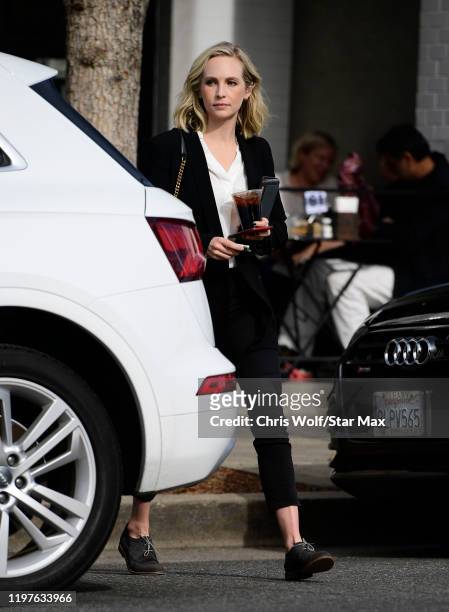Actress Candice King is seen on January 30, 2020 in Los Angeles, California.