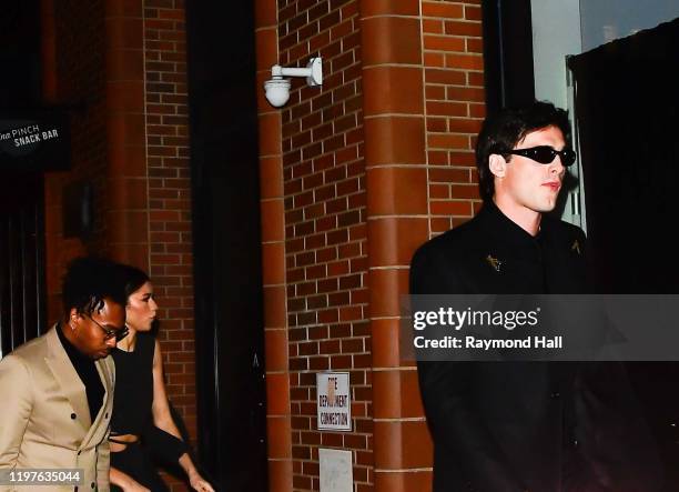 Zendaya and Jacob Elordi are seen in midtown on January 30, 2020 in New York City.