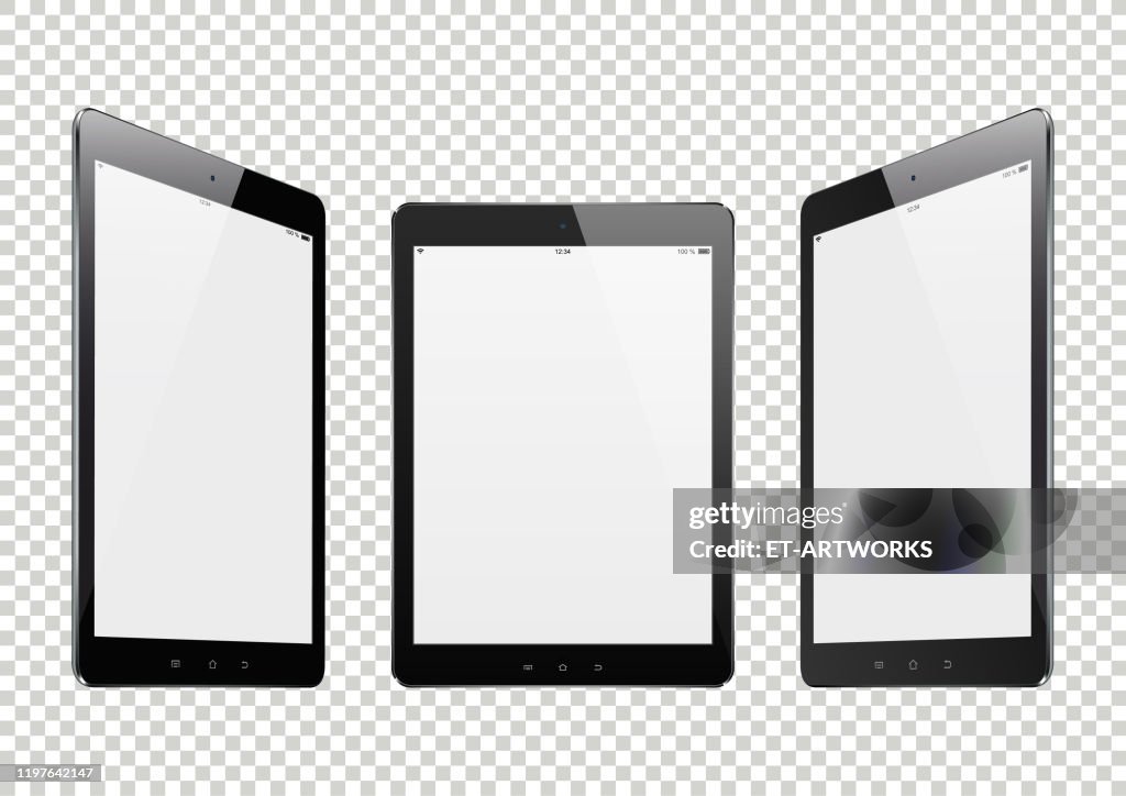 Realistic Digital Tablets High-Res Vector Graphic - Getty Images