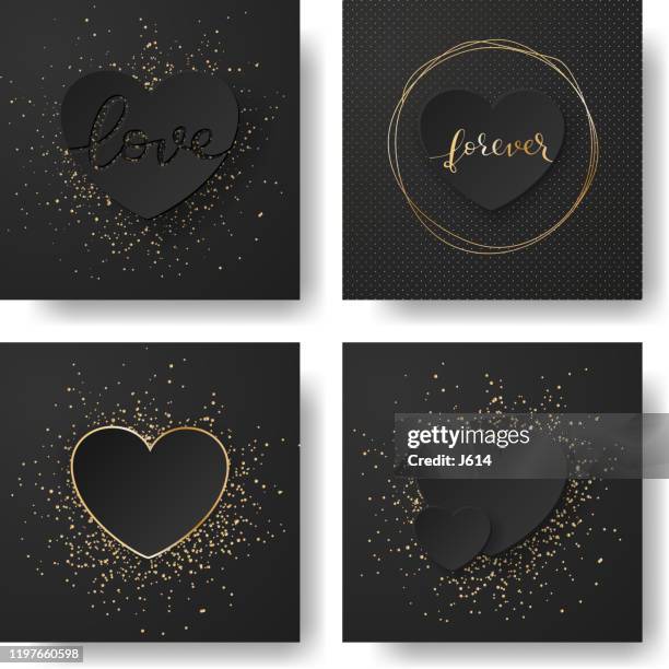 liebe in gold - gold heart stock-grafiken, -clipart, -cartoons und -symbole