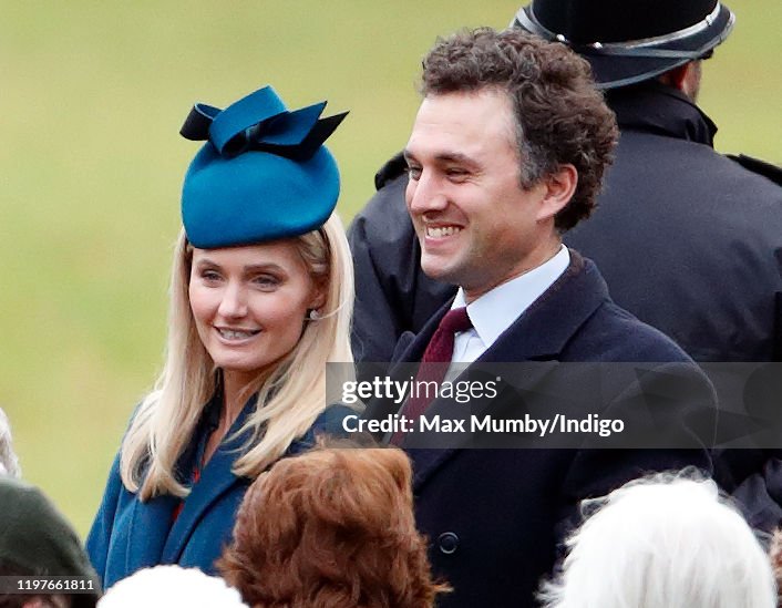 Members of the Royal Family Attend Sunday Church Service At Sandringham