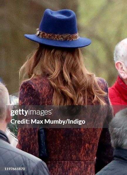 Members of the Royal Family Attend Sunday Church Service At Sandringham