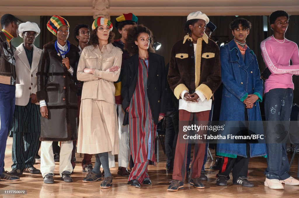 Wales Bonner - Backstage - LFWM January 2020