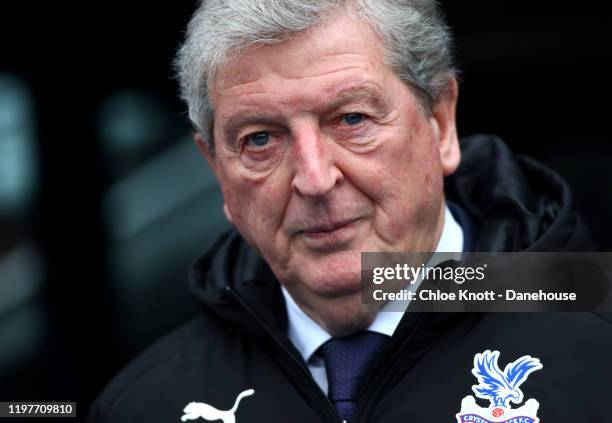 Crystal Palace Manager Roy Hodgson during the FA Cup Third Round match between Crystal Palace and Derby County at Selhurst Park on January 05, 2020...
