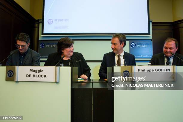 Prof DR Steven Van Gucht, Minister of Health, Social Affairs, Asylum Policy and Migration Maggie De Block, Minister of Foreign Affairs and Defence...