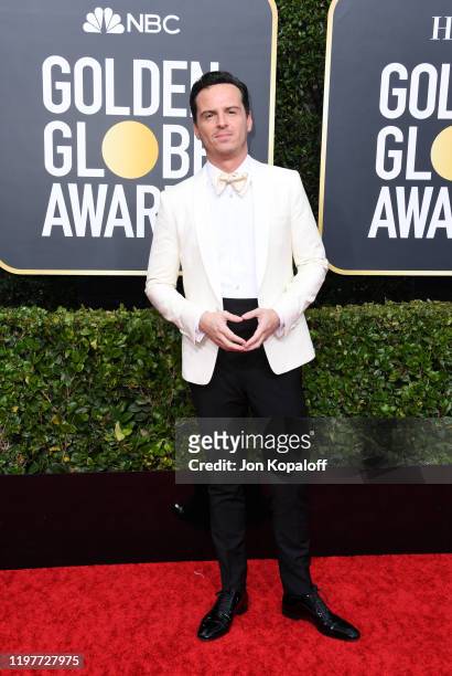 Andrew Scott attends the 77th Annual Golden Globe Awards at The Beverly Hilton Hotel on January 05, 2020 in Beverly Hills, California.
