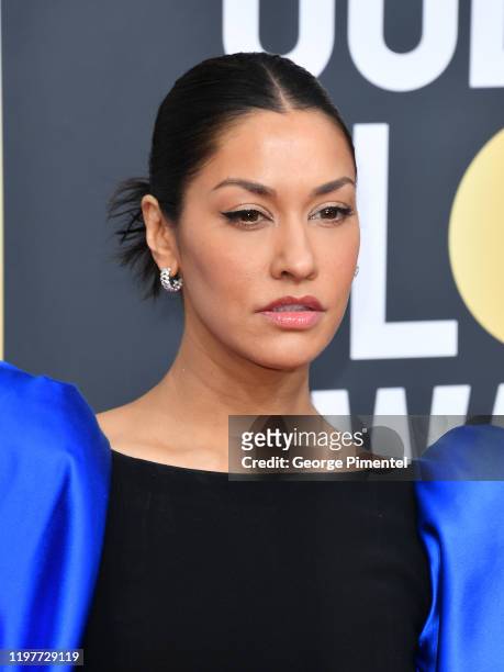 Janina Gavankar attends the 77th Annual Golden Globe Awards at The Beverly Hilton Hotel on January 05, 2020 in Beverly Hills, California.