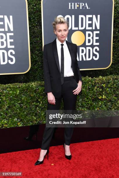 Portia de Rossi attends the 77th Annual Golden Globe Awards at The Beverly Hilton Hotel on January 05, 2020 in Beverly Hills, California.