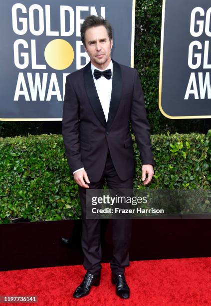 Sam Rockwell attends the 77th Annual Golden Globe Awards at The Beverly Hilton Hotel on January 05, 2020 in Beverly Hills, California.