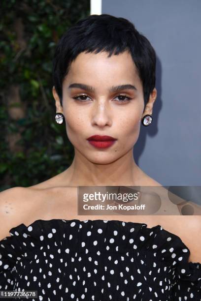 Zoë Kravitz attends the 77th Annual Golden Globe Awards at The Beverly Hilton Hotel on January 05, 2020 in Beverly Hills, California.
