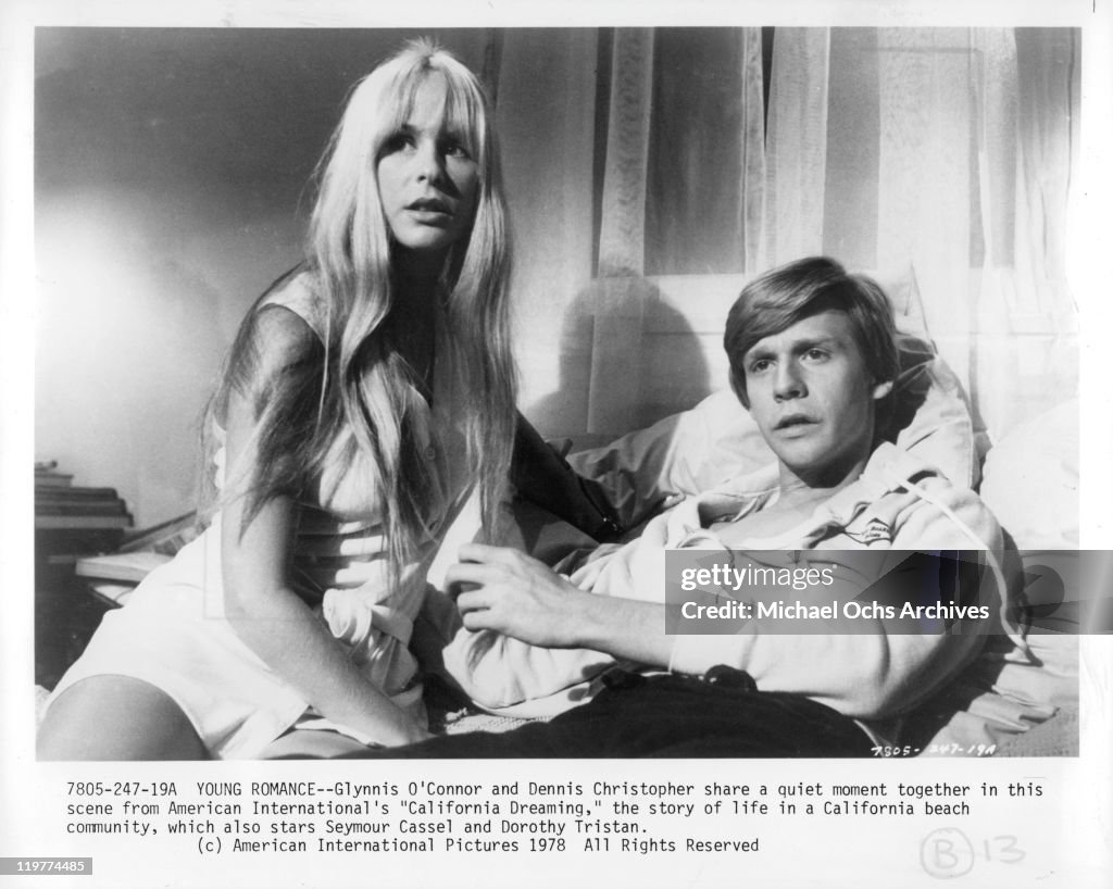 Glynnis O'Connor and Dennis Christopher share a quiet moment together