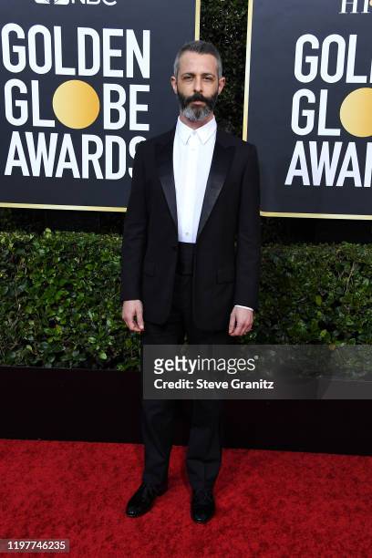 Jeremy Strong attends the 77th Annual Golden Globe Awards at The Beverly Hilton Hotel on January 05, 2020 in Beverly Hills, California.