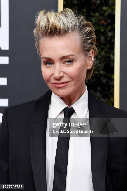 Portia de Rossi attends the 77th Annual Golden Globe Awards at The Beverly Hilton Hotel on January 05, 2020 in Beverly Hills, California.