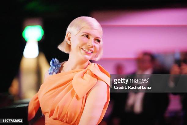 Michelle Williams winner of Golden Globe award for Actress In A Mini-series or Motion Picture for TV for "Fosse/Verdon" at the Official Viewing And...
