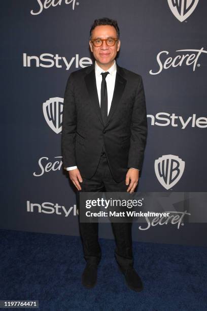 Fred Armisen attends The 2020 InStyle And Warner Bros. 77th Annual Golden Globe Awards Post-Party at The Beverly Hilton Hotel on January 05, 2020 in...