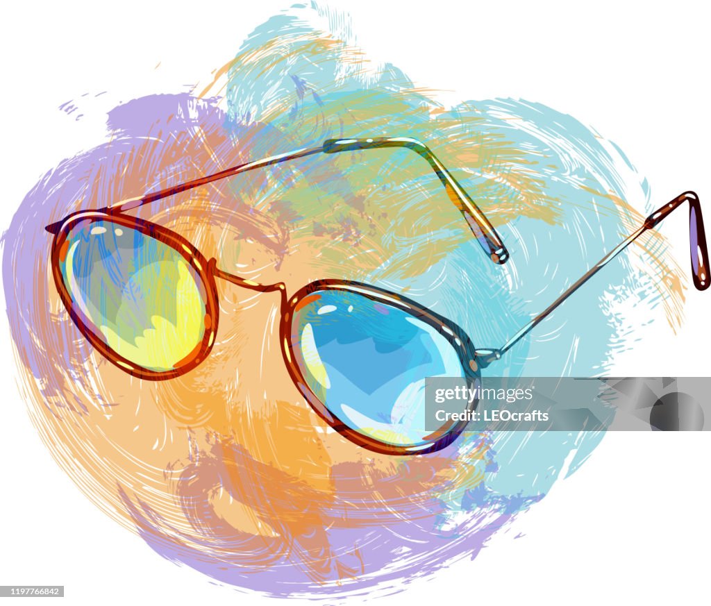 Spectacle Examples Drawing Spectacles Drawing High-Res Vector Graphic - Getty Images