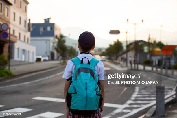 millennials and a child take a trip in nikko_japan - schoolboy stock pictures, royalty-free photos & images