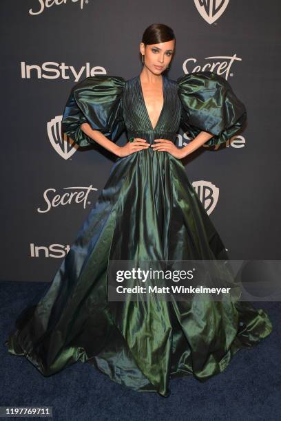 Sofia Carson attends The 2020 InStyle And Warner Bros. 77th Annual Golden Globe Awards Post-Party at The Beverly Hilton Hotel on January 05, 2020 in...