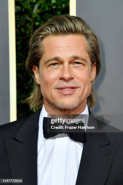 Brad Pitt attends the 77th Annual Golden Globe Awards at The Beverly Hilton Hotel on January 05, 2020 in Beverly Hills, California.