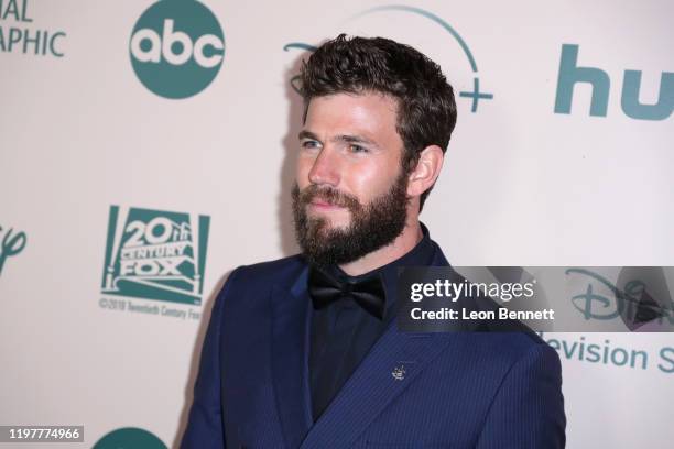 Austin Stowell attends The Walt Disney Company 2020 Golden Globe Awards Post-Show Celebration at The Beverly Hilton Hotel on January 05, 2020 in...