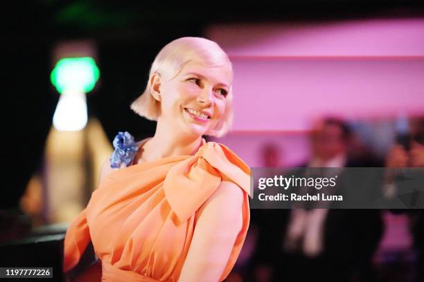 Michelle Williams winner of Golden Globe award for Actress In A Mini-series or Motion Picture for TVfor "Fosse/Verdon" at the Official Viewing And...