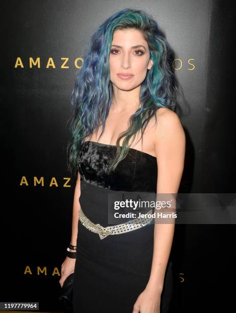 Tania Raymonde attends the Amazon Studios Golden Globes After Party at The Beverly Hilton Hotel on January 05, 2020 in Beverly Hills, California.