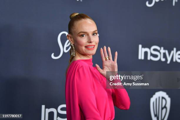 Kate Bosworth attends the 21st Annual Warner Bros. And InStyle Golden Globe After Party at The Beverly Hilton Hotel on January 05, 2020 in Beverly...