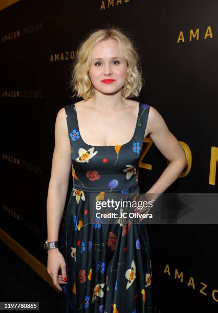 Alison Pill attends the Amazon Studios Golden Globes After Party at The Beverly Hilton Hotel on January 05, 2020 in Beverly Hills, California.