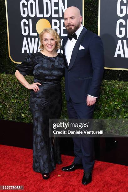 Chris Butler and Arianne Sutner attends the 77th Annual Golden Globe Awards at The Beverly Hilton Hotel on January 05, 2020 in Beverly Hills,...