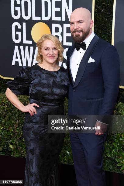 Chris Butler and Arianne Sutner attends the 77th Annual Golden Globe Awards at The Beverly Hilton Hotel on January 05, 2020 in Beverly Hills,...