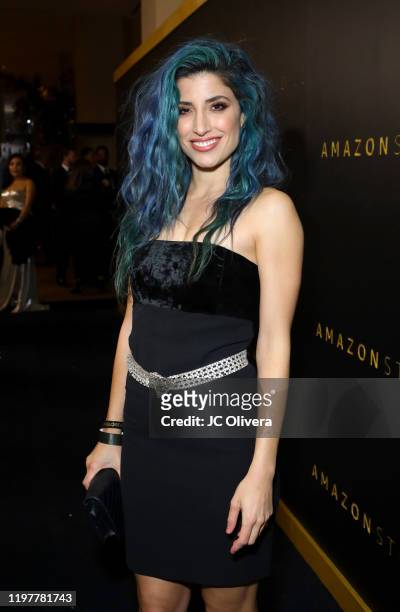 Tania Raymonde attends the Amazon Studios Golden Globes After Party at The Beverly Hilton Hotel on January 05, 2020 in Beverly Hills, California.