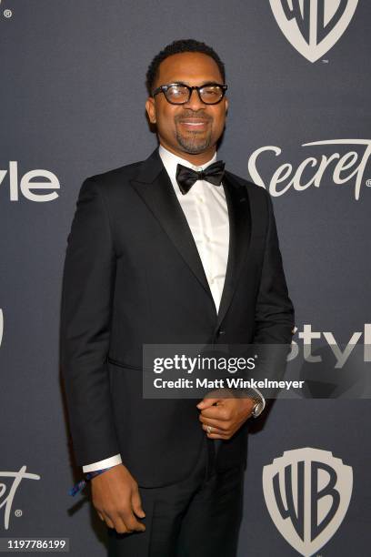 Mike Epps attends The 2020 InStyle And Warner Bros. 77th Annual Golden Globe Awards Post-Party at The Beverly Hilton Hotel on January 05, 2020 in...