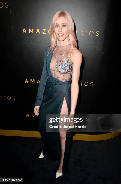 Katherine McNamara attends the Amazon Studios Golden Globes After Party at The Beverly Hilton Hotel on January 05, 2020 in Beverly Hills, California.