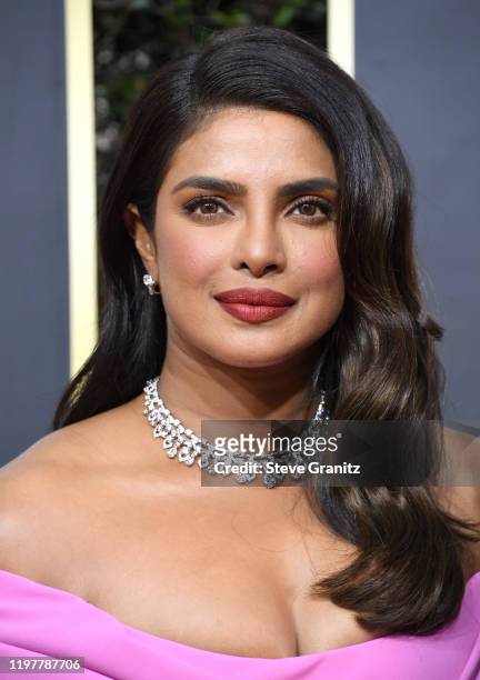 Priyanka Chopra arrives at the 77th Annual Golden Globe Awards attends the 77th Annual Golden Globe Awards at The Beverly Hilton Hotel on January 05,...