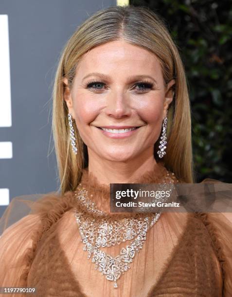 Gwenyth Paltrow arrives at the 77th Annual Golden Globe Awards attends the 77th Annual Golden Globe Awards at The Beverly Hilton Hotel on January 05,...