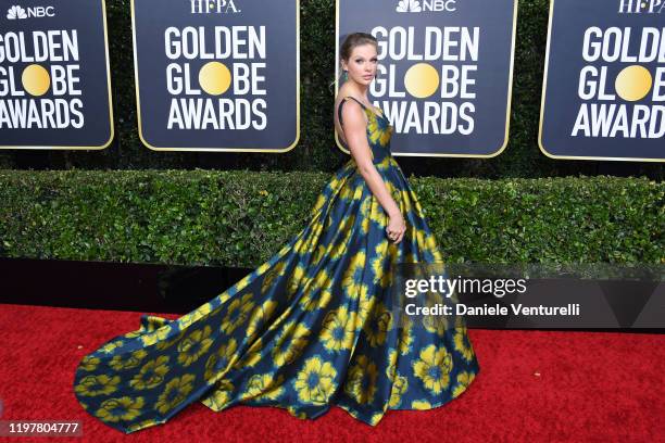 Taylor Swift attends the 77th Annual Golden Globe Awards at The Beverly Hilton Hotel on January 05, 2020 in Beverly Hills, California.