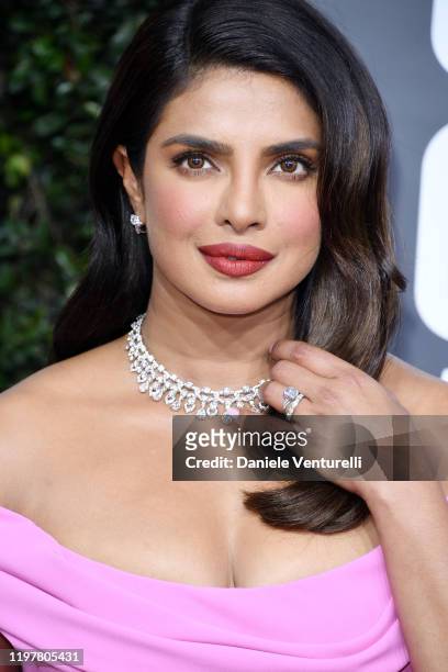 Priyanka Chopra attends the 77th Annual Golden Globe Awards at The Beverly Hilton Hotel on January 05, 2020 in Beverly Hills, California.