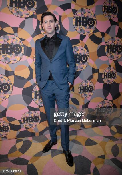 Nicholas Braun arrives at HBO's Official Golden Globes After Party at Circa 55 Restaurant on January 05, 2020 in Los Angeles, California.