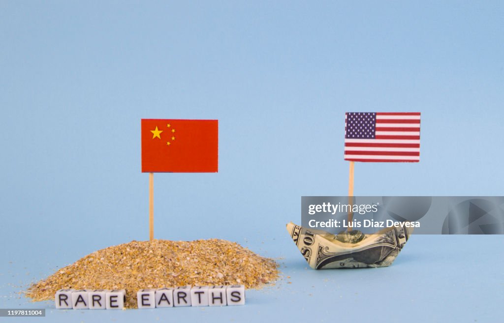 The trade war between the United States and China because of Rare earth elements