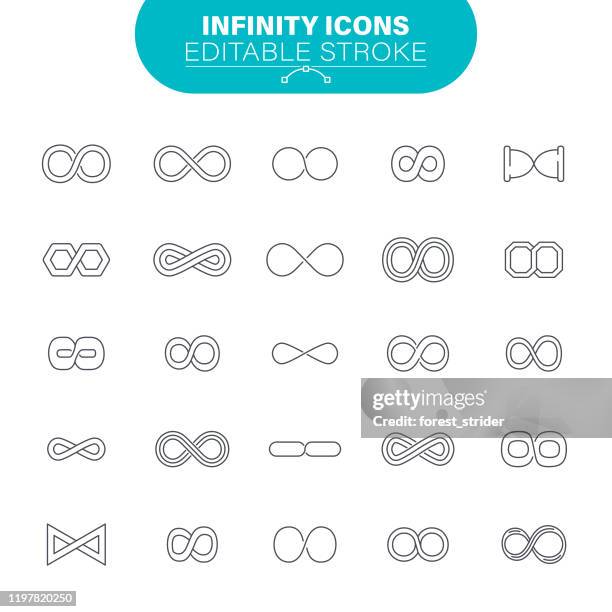 ilustraciones, imágenes clip art, dibujos animados e iconos de stock de símbolos infinitos - infinito