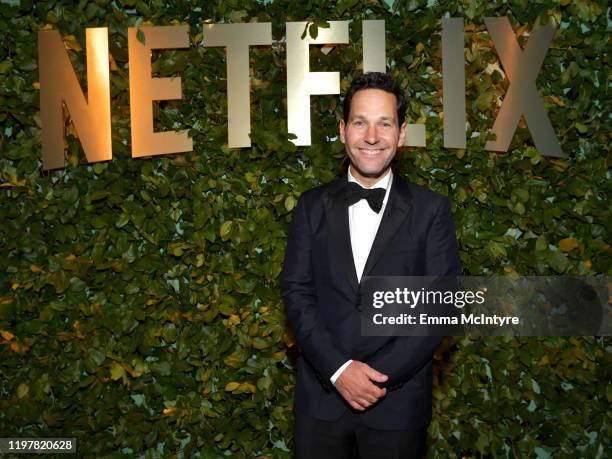 Paul Rudd attends the Netflix 2020 Golden Globes After Party on January 05, 2020 in Los Angeles, California.