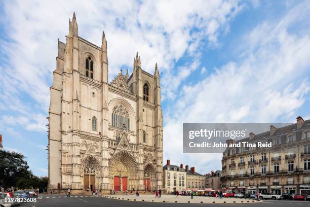 nantes cathedral - nantes fotografías e imágenes de stock