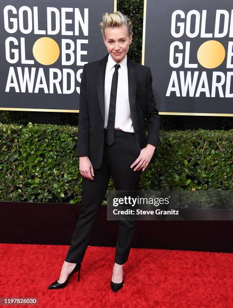 Portia de Rossi arrives at the 77th Annual Golden Globe Awards attends the 77th Annual Golden Globe Awards at The Beverly Hilton Hotel on January 05,...