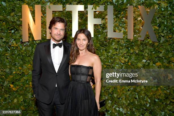 Jason Bateman and Amanda Anka attend the Netflix 2020 Golden Globes After Party on January 05, 2020 in Los Angeles, California.