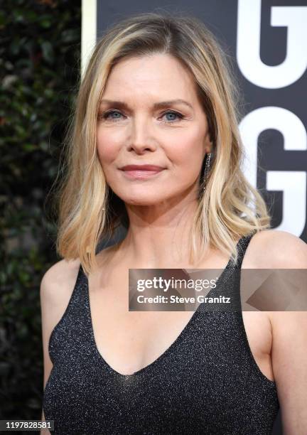 Michelle Pfeiffer arrives at the 77th Annual Golden Globe Awards attends the 77th Annual Golden Globe Awards at The Beverly Hilton Hotel on January...