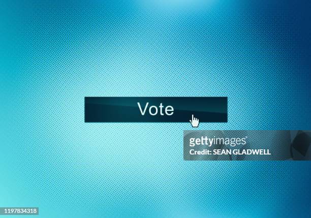 online vote - stimmabgabe stock-fotos und bilder