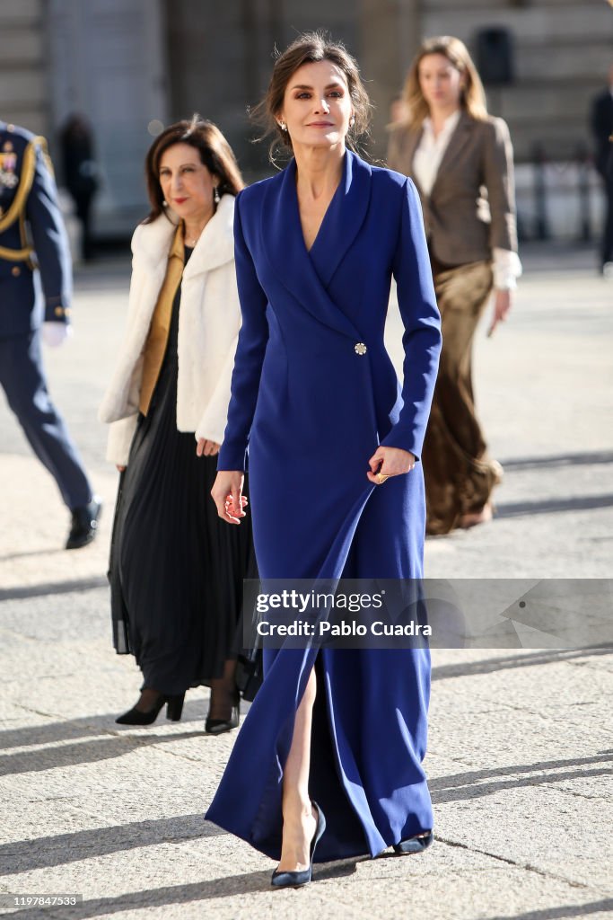 Spanish Royals Celebrate New Year's Military Parade 2020