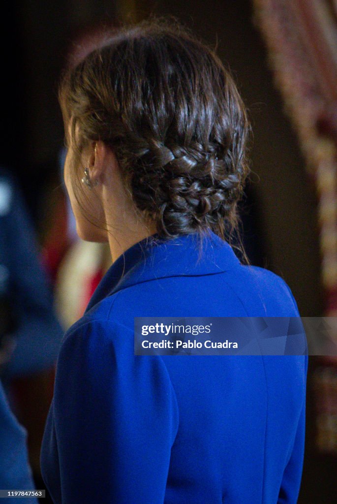 Spanish Royals Celebrate New Year's Military Parade 2020